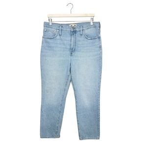 Madewell The Perfect Vintage Jean Light Wash Denim Straight Leg Women's Size 31P